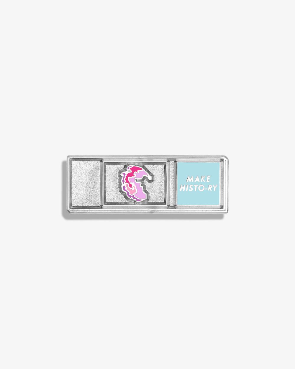 Make Histo-ry (Glass Slide) Lapel Pin